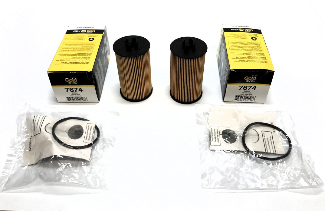 Napa Gold Oil Filter 7674 [Lot of 2] NOS