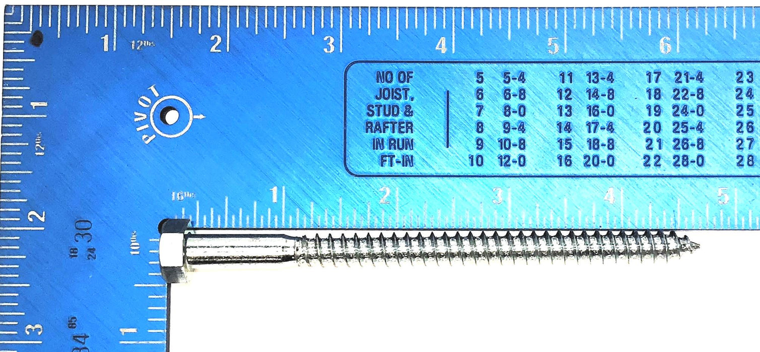 CYI 5/16" x 4-1/2" Hex Head Lag Bolt Screw [Lot of 47] NOS