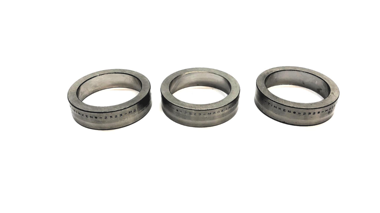 Timken Tapered Roller Bearing Cup (No Box) 2525 [Lot of 3] NOS