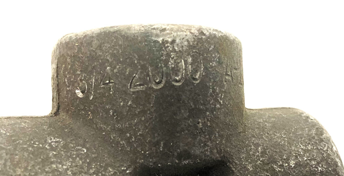 Unbranded 3/4 Inch 2000 A-105 Valve Reduction Tee M254 NOS