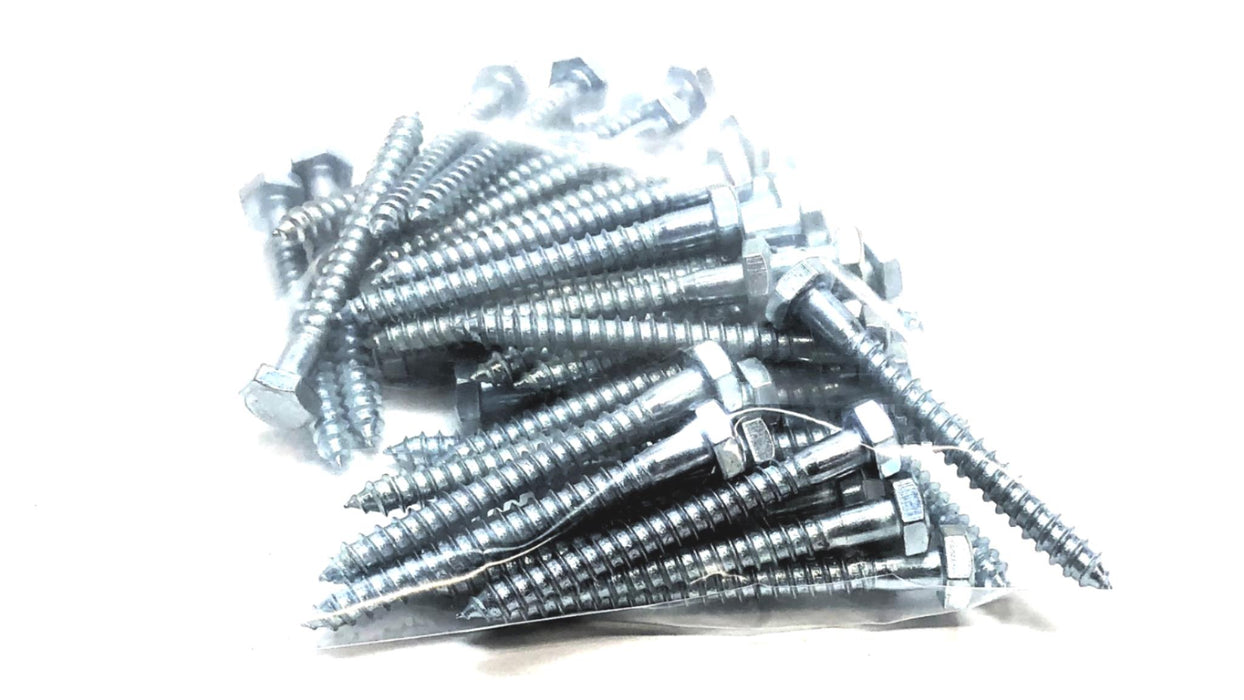 FH 1/4" x 2-1/2" Hex Head Lag Bolt Screw [Lot of 46] NOS