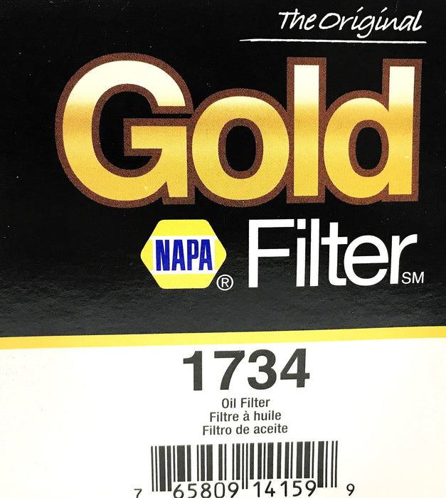 Napa Gold Engine Oil Filter 1734 [Lot of 2] NOS