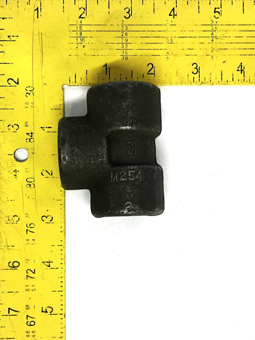 Unbranded 3/4 Inch 2000 A-105 Valve Reduction Tee M254 NOS