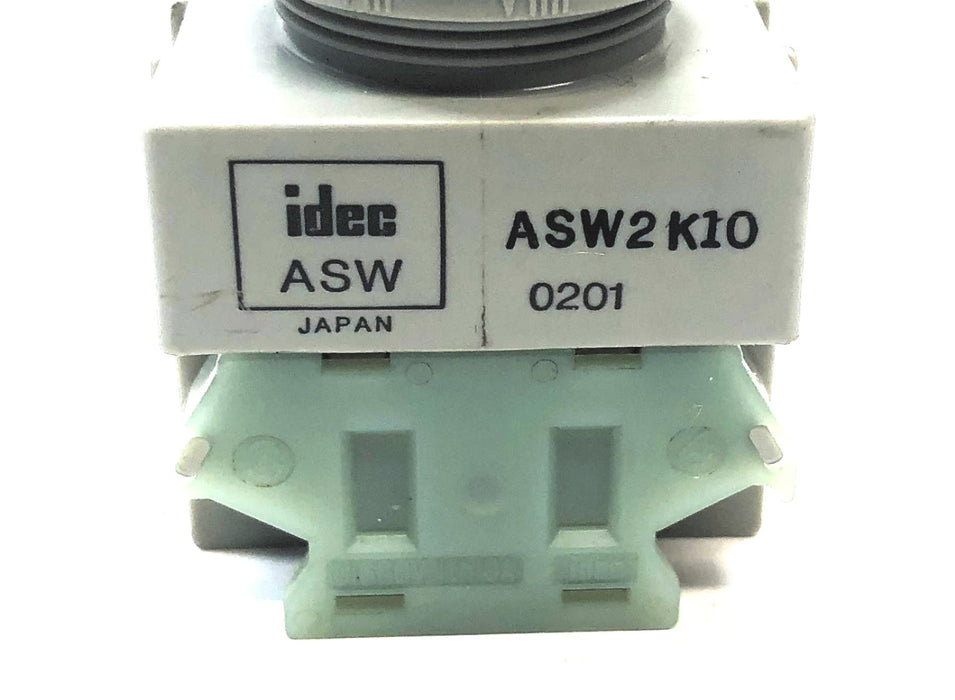 Idec Two Position Key Switch (No Key) ASW2K10 [Lot of 3] NOS