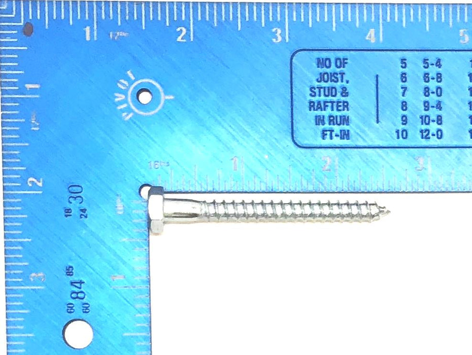 FH 1/4" x 2-1/2" Hex Head Lag Bolt Screw [Lot of 46] NOS