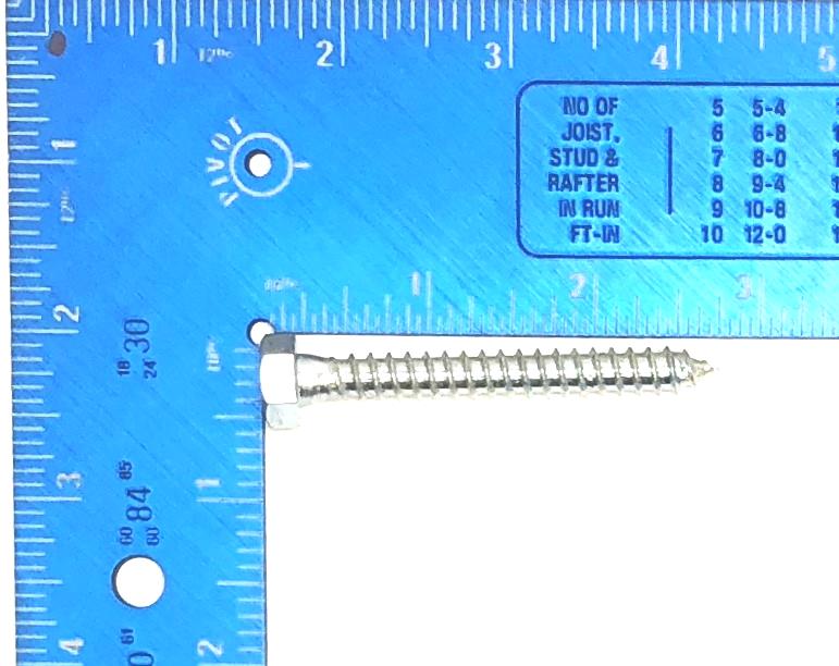 CYI 5/16" x 2-1/2" Hex Head Lag Bolt Screw [Lot of 43] NOS