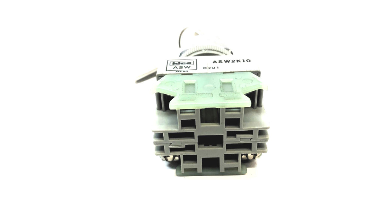 Idec Two Position Key Switch W/ Key ASW2K10 NOS