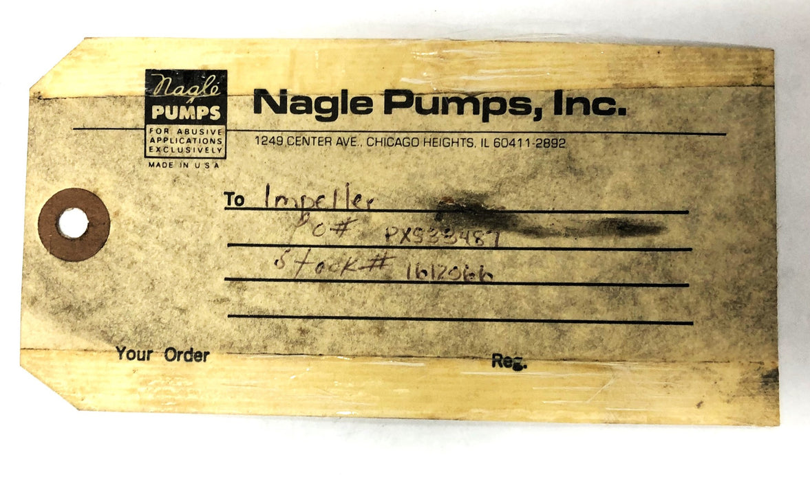 Nagle Pumps Custom Impeller 16-12-066 NOS