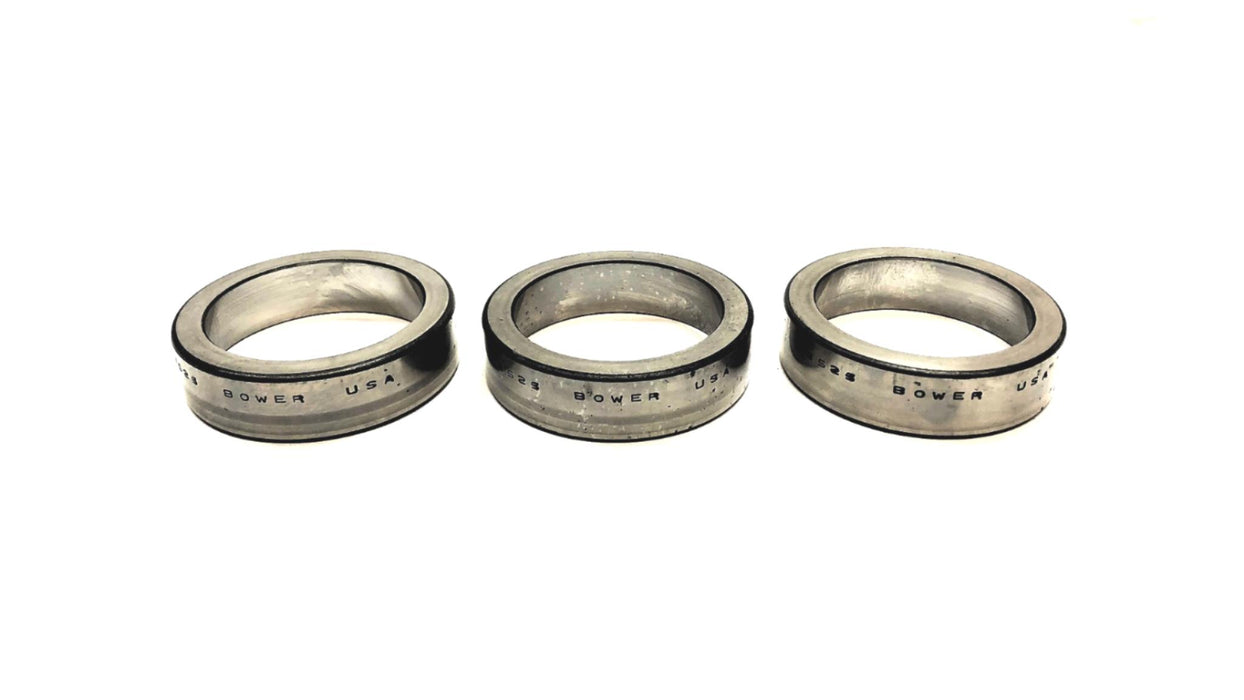Bower Tapered Roller Bearing Cup (No Box) 2525 [Lot of 3] NOS