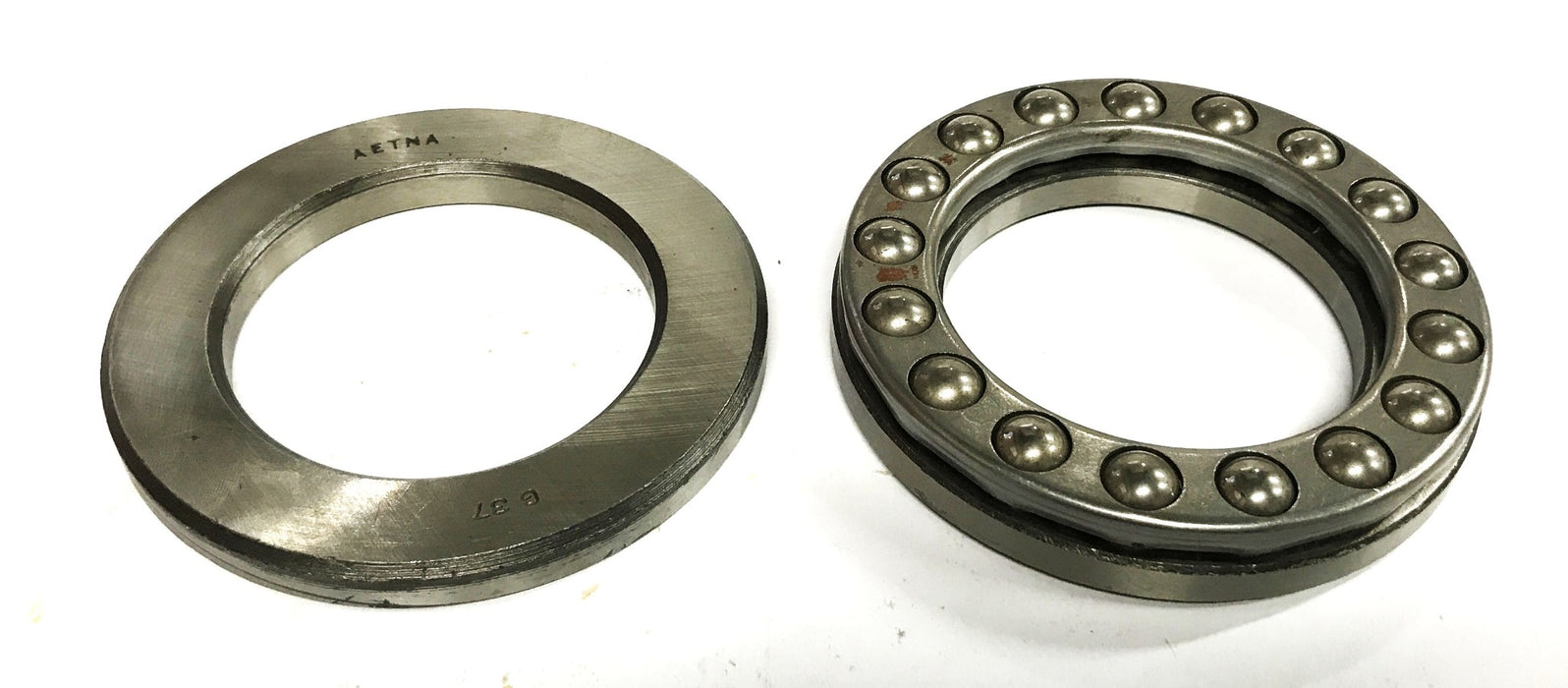 Aetna 3-Piece Single Direction Thrust Ball Bearing G-37 NOS
