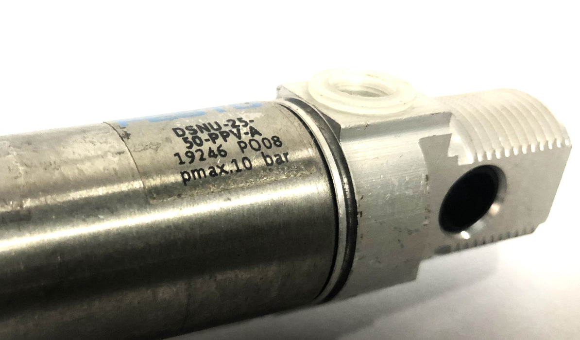 Festo 19246 PO08 MAX 10 BAR Air Cylinder DSNU-25-50-PPV-A NOS