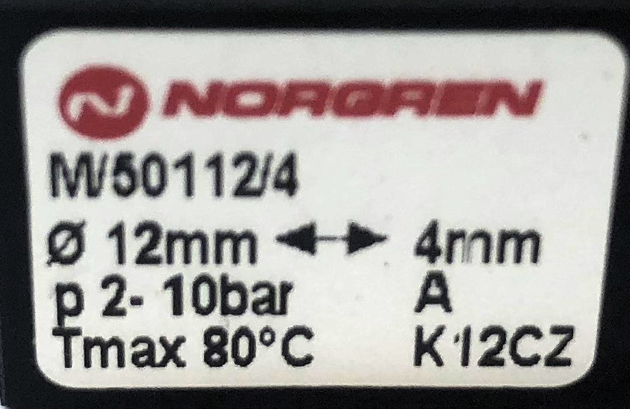 Norgren 2-10 Bar Pneumatic Cylinder Actuator M/50112/4 NOS
