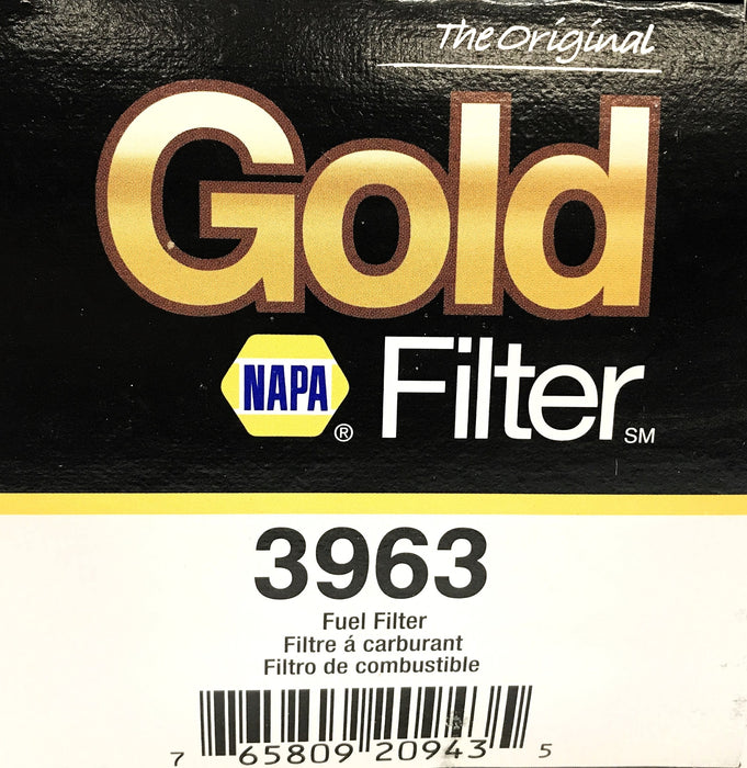 Napa Gold Fuel Filter 3963 [Lot of 3] NOS