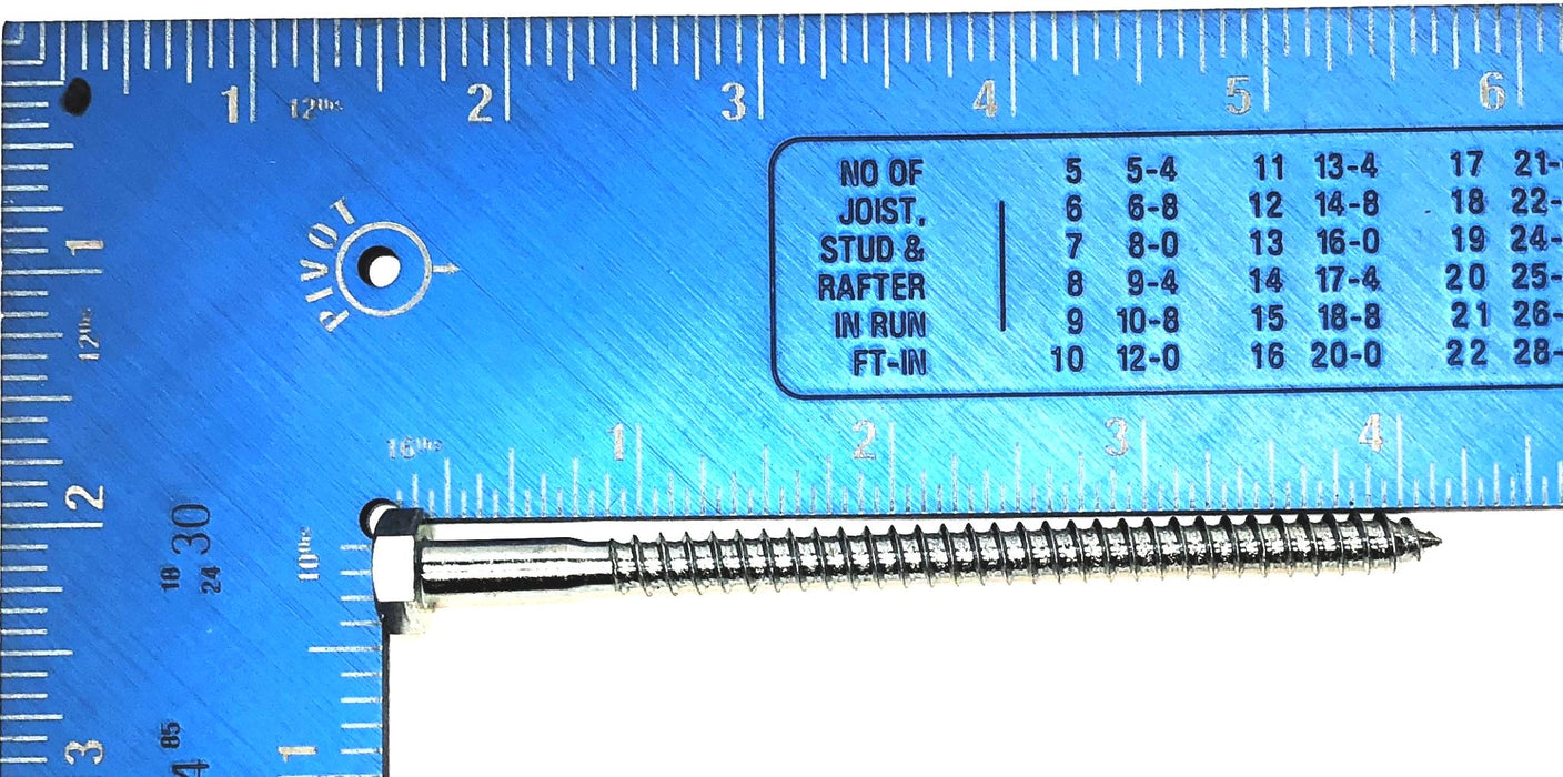 CYI 1/4" x 4" Hex Head Lag Bolt Screw [Lot of 24] NOS