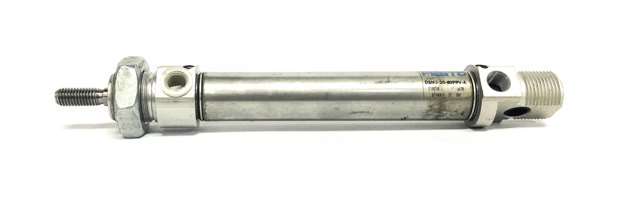 Festo 019238 L408 MAX 10 BAR Air Cylinder DSNU-20-80PPV-A NOS