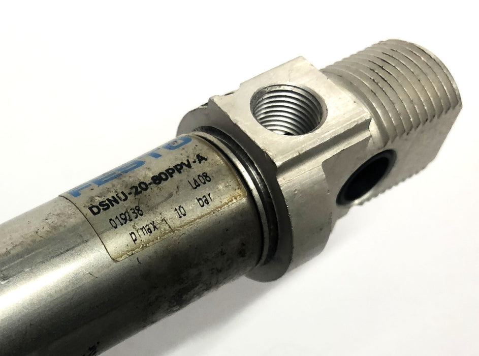 Festo 019238 L408 MAX 10 BAR Air Cylinder DSNU-20-80PPV-A NOS