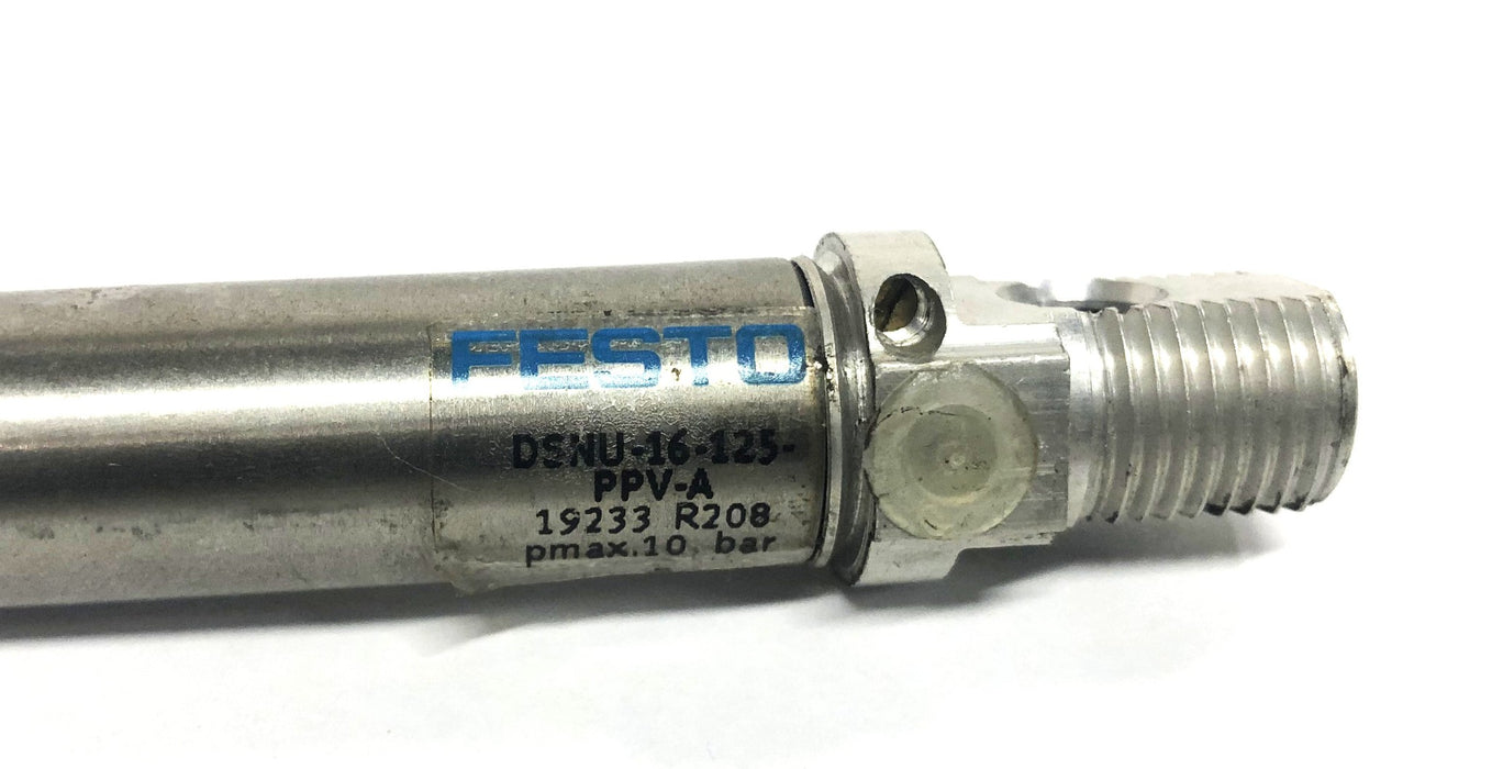 Festo 19233 R208 MAX 10 BAR Air Cylinder DSNU-16-125-PPV-A NOS