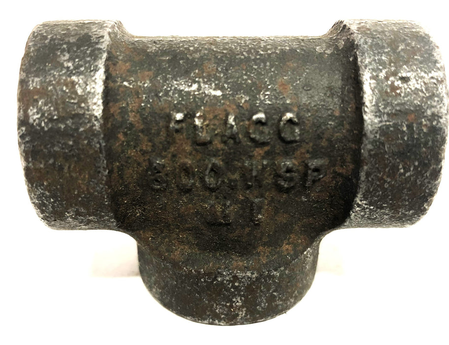 Flagg 300.WSP Malleable Iron Valve Reduction Tee AAR1/2 NOS