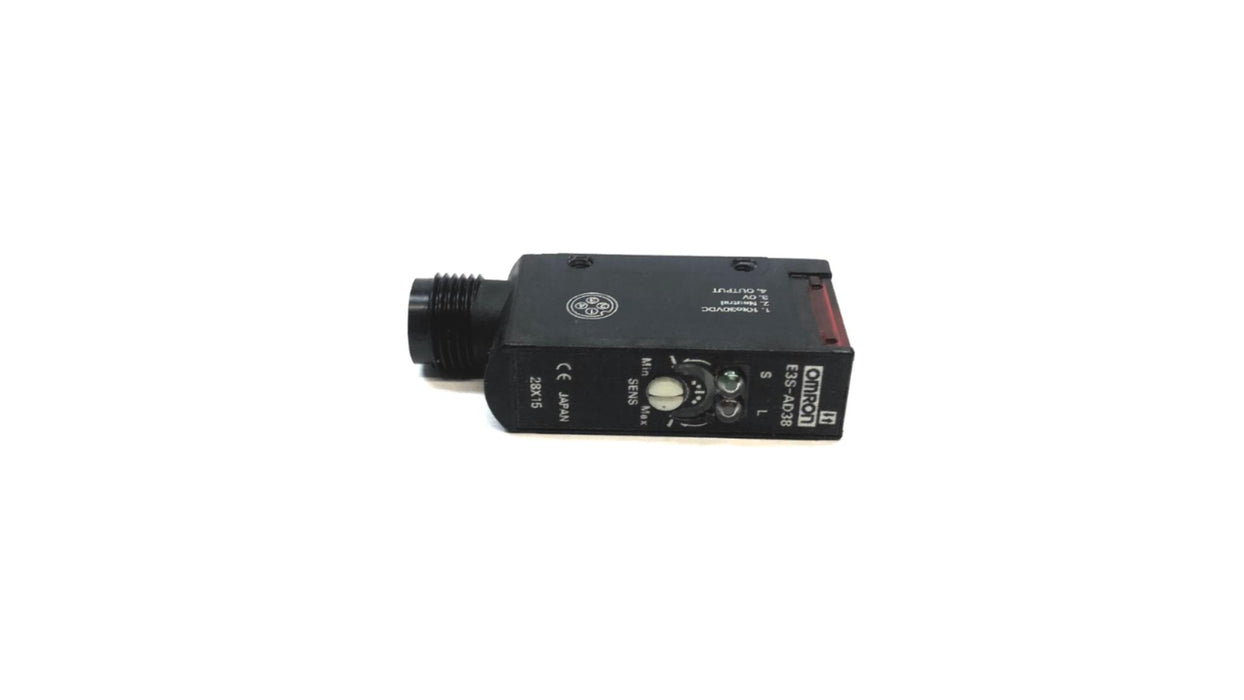 Omron 10 to 30 VDC Photoelectric Sensor E3S-AD38 NOS