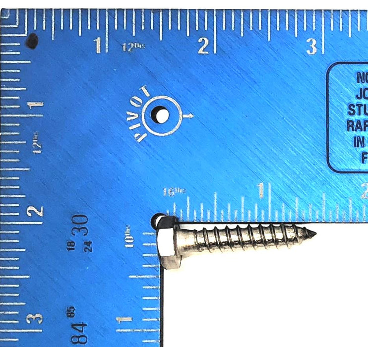 THE 1/4" x 1-1/4" Hex Head Lag Bolt Screw [Lot of 26] NOS