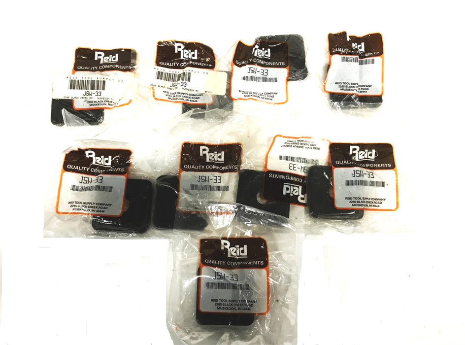 Reid Jergens 2 inch Rectangular Flat Washer JSW-33 [Lot of 9] NOS