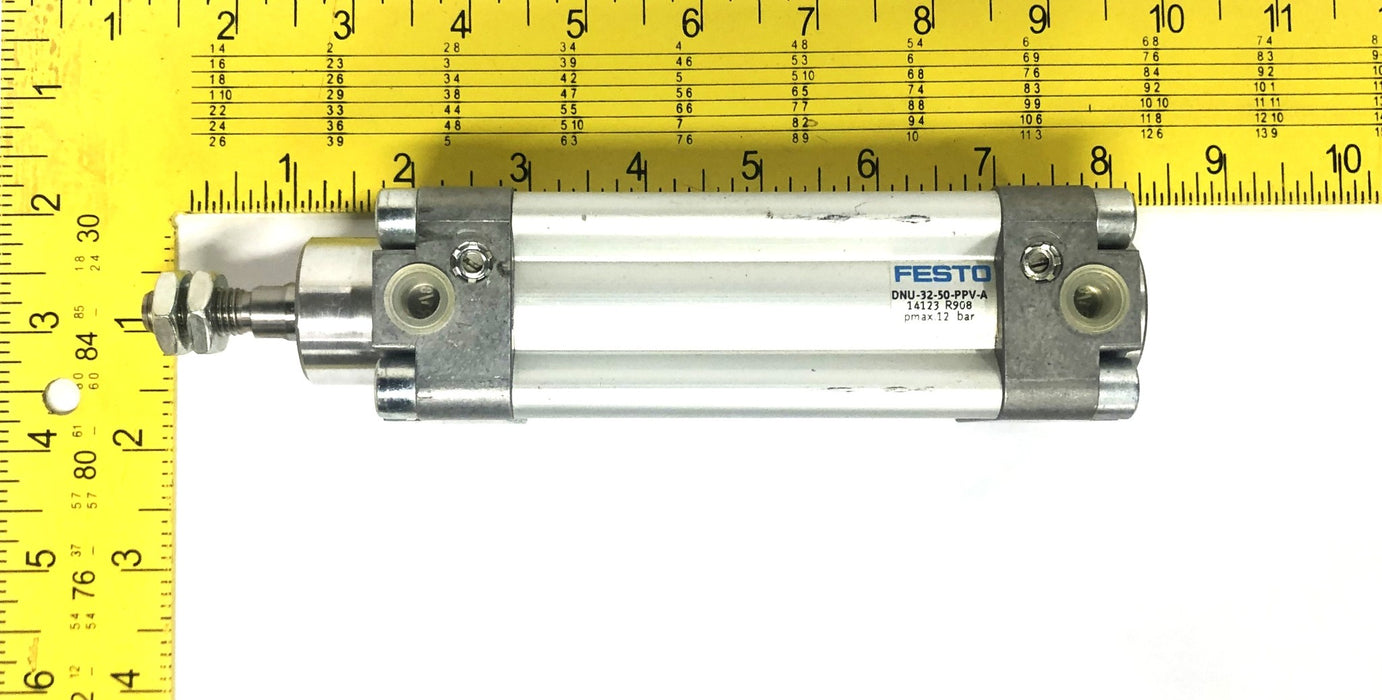Festo 14123 R908 MAX 12 BAR Air Cylinder DNU-32-50-PPV-A NOS