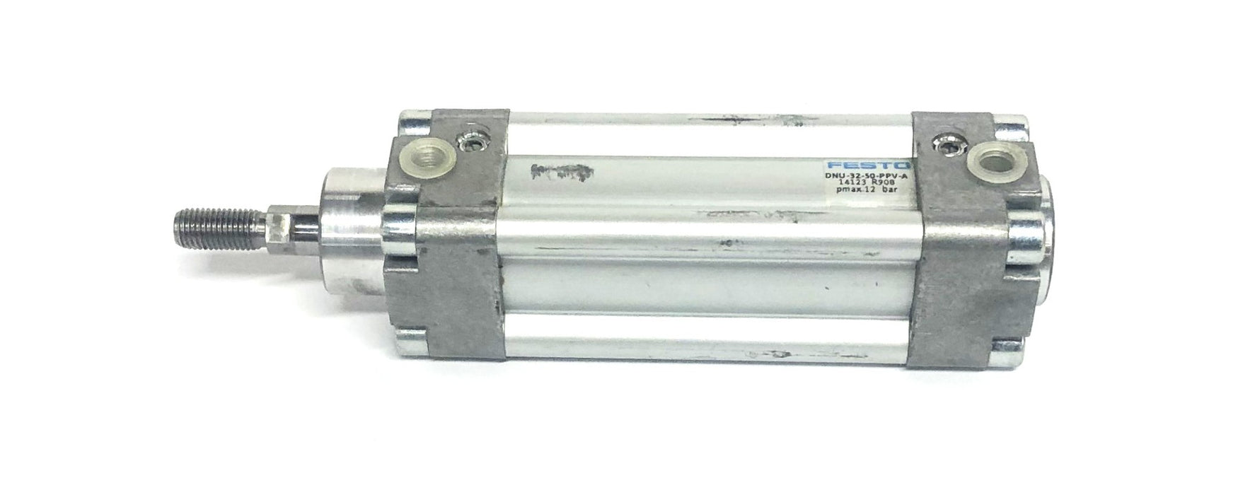 Festo 14123 R908 MAX 12 BAR Air Cylinder Missing Nuts DNU-32-50-PPV-A NOS
