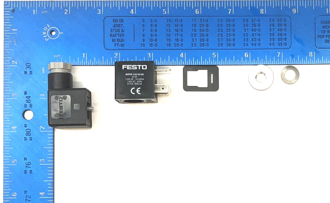 Festo Solenoid Coil Valve MSFW-110-50/60 6720 NOS