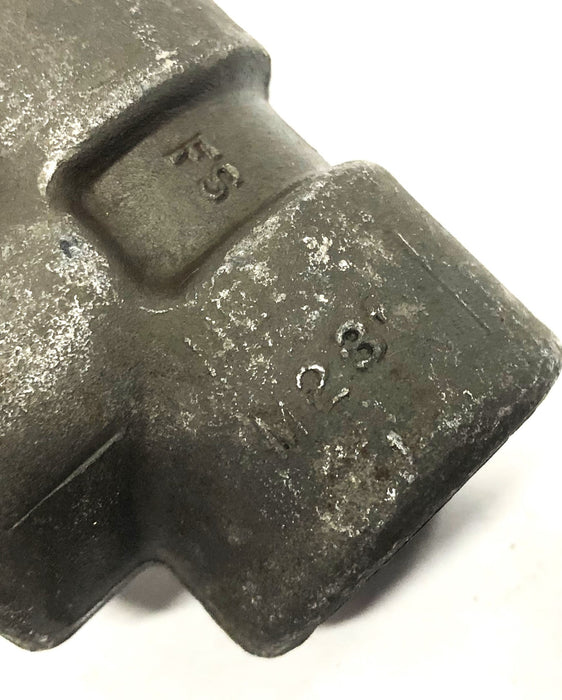Unbranded 1 Inch Valve Reduction Tee 2000A-105 M231 NOS