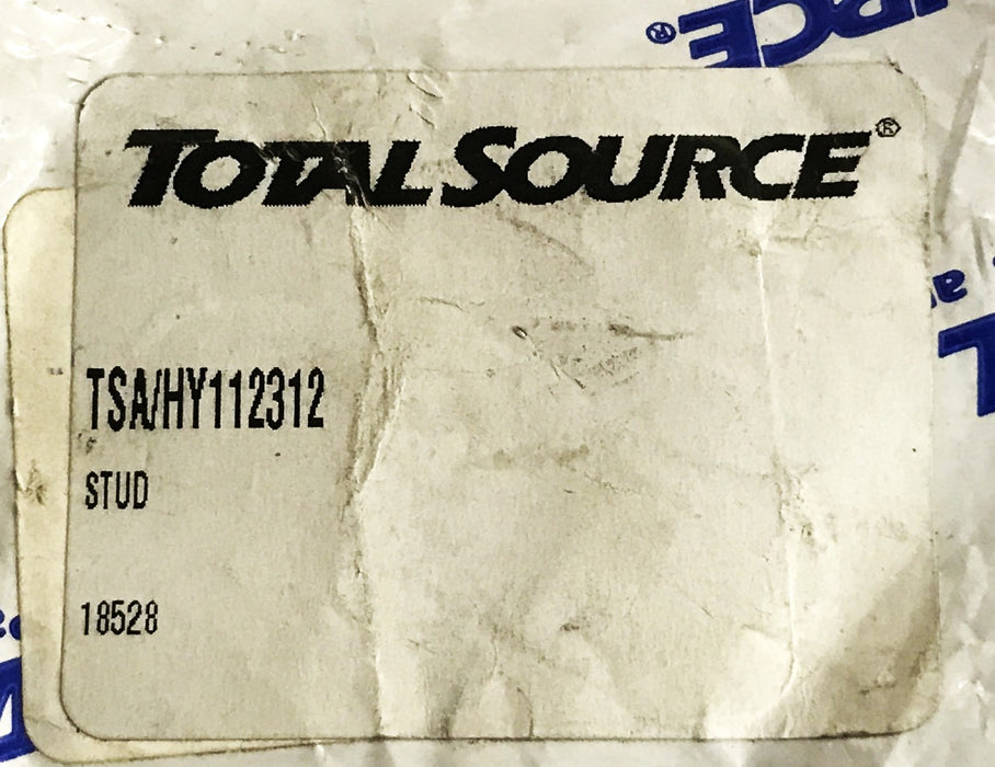 Total Source Double-Ended Wheel Stud HY112312 [Lot of 3] NOS