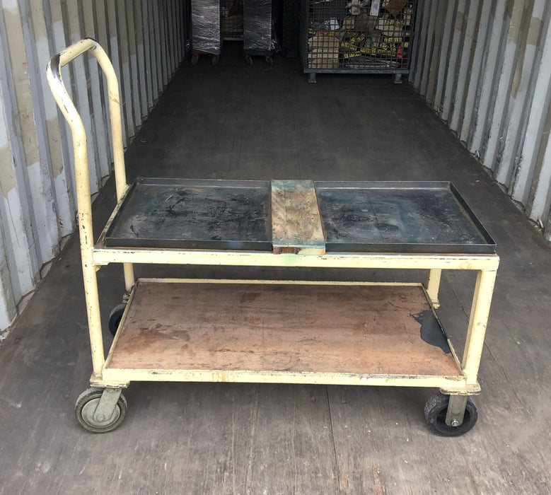 Unbranded Metal Rolling Utility Cart 43x20 Inches USED LOCAL PICK UP ONLY
