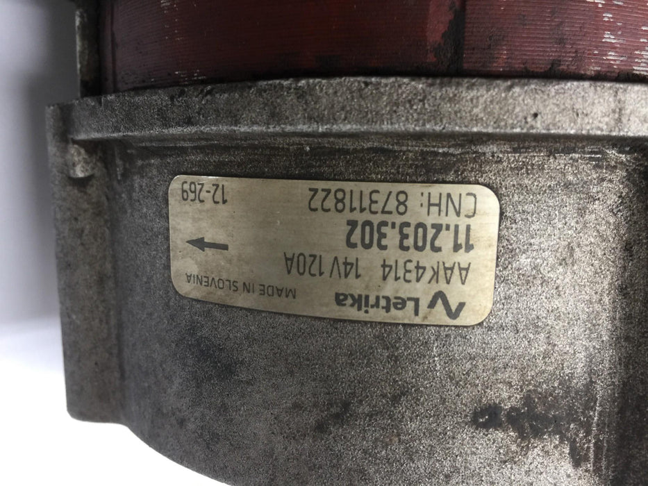 Letrika 14V/120A Alternator with Pulley AAK4314 (87311822) USED