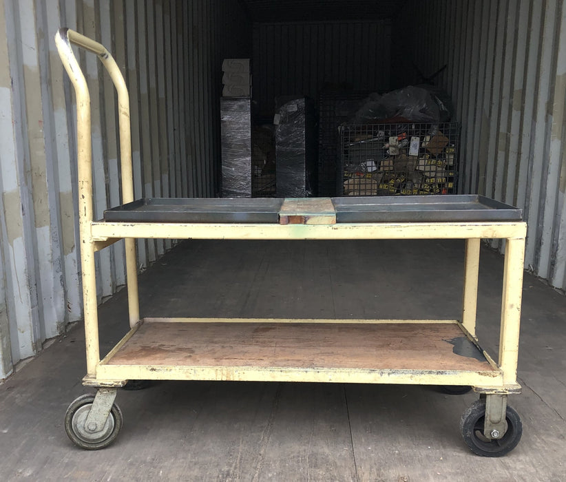 Unbranded Metal Rolling Utility Cart 43x20 Inches USED LOCAL PICK UP ONLY