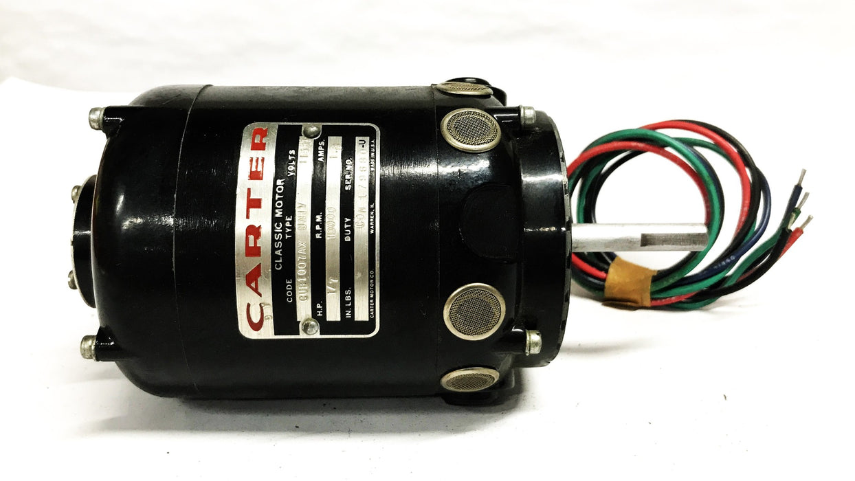 Carter Universal AC Motor CUB1007AX NOS