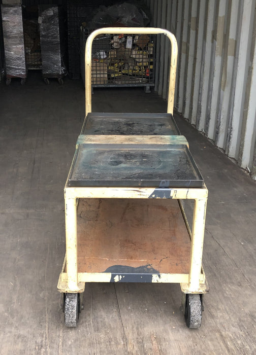 Unbranded Metal Rolling Utility Cart 43x20 Inches USED LOCAL PICK UP ONLY