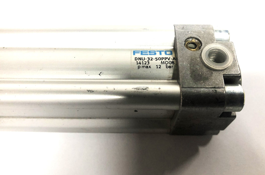 Festo 14123 MO088 MAX 12 BAR Air Cylinder DNU-32-50-PPV-A NOS