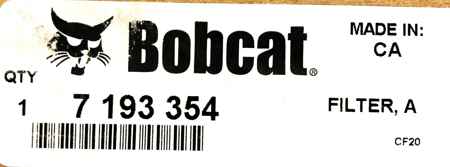 Bobcat Recirculating Air Filter 7193354 NOS