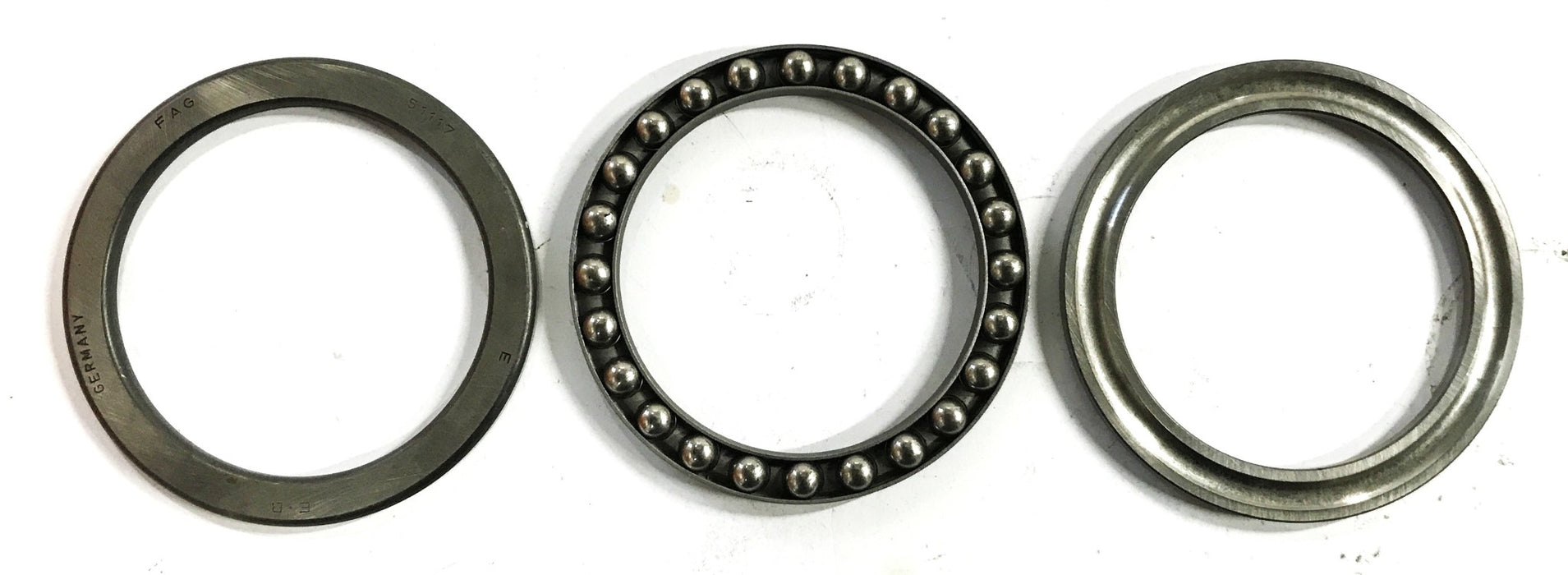 FAG 3-Piece Thrust Ball Bearing 51117 NOS
