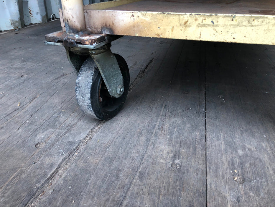 Unbranded Metal Rolling Utility Cart 43x20 Inches USED LOCAL PICK UP ONLY