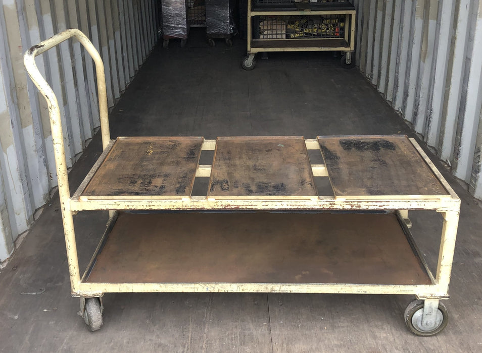 Unbranded Metal Rolling Utility Cart 51x24 Inches USED LOCAL PICK UP ONLY