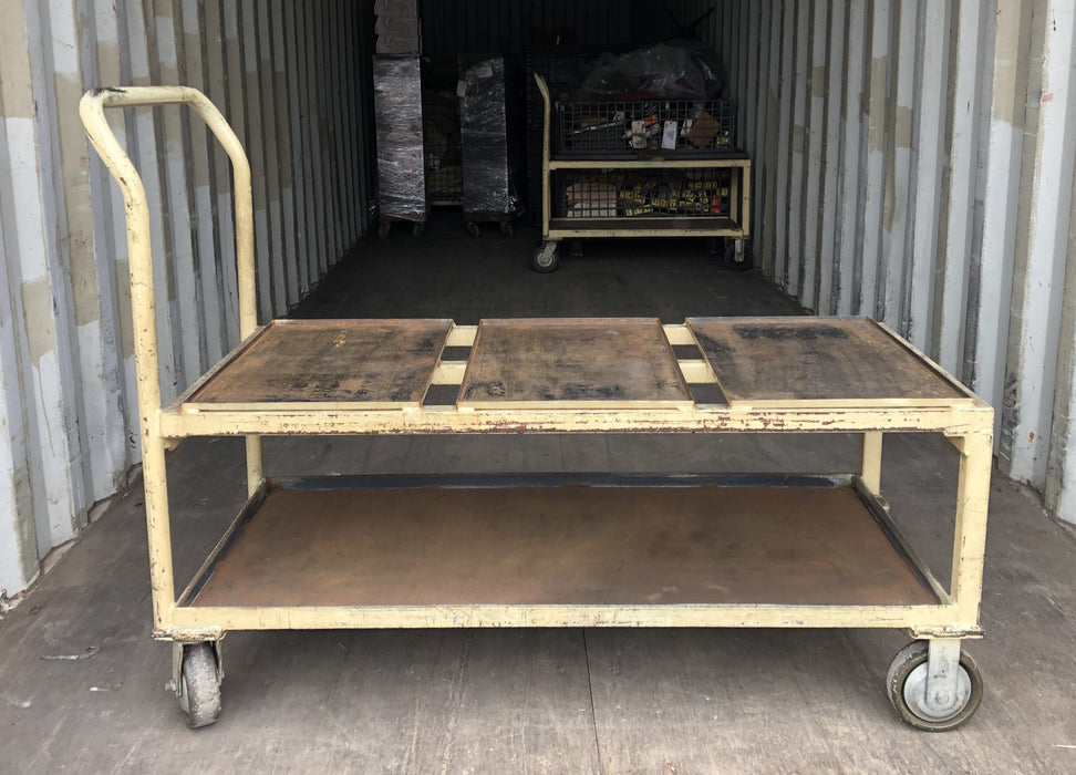 Unbranded Metal Rolling Utility Cart 51x24 Inches USED LOCAL PICK UP ONLY