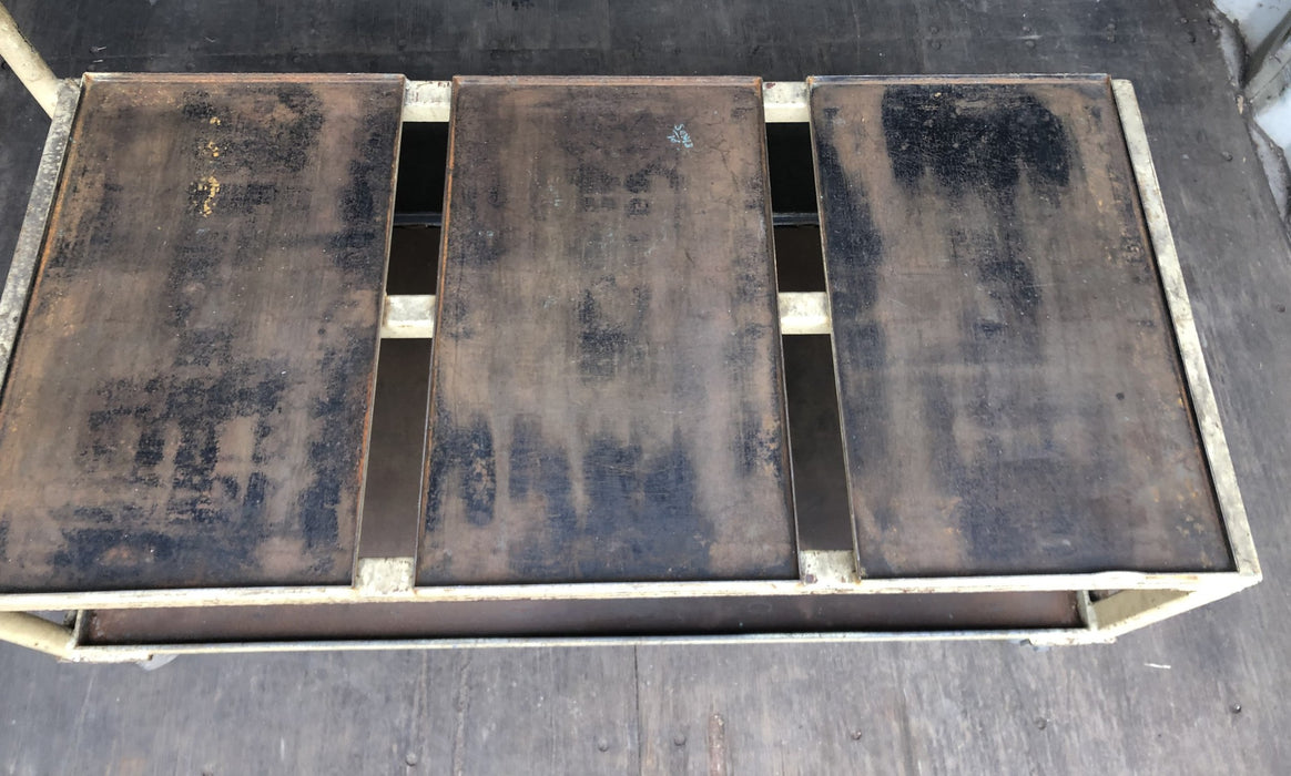 Unbranded Metal Rolling Utility Cart 51x24 Inches USED LOCAL PICK UP ONLY