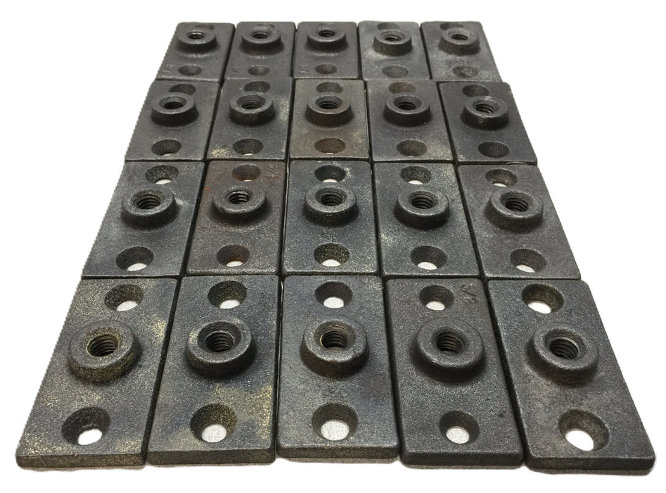 Unbranded 3/8" Cast Iron Ceiling Flange Hanger Plate [Lot of 25] NOS