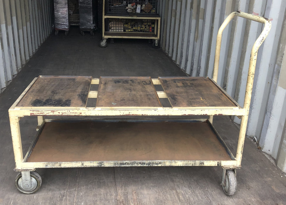 Unbranded Metal Rolling Utility Cart 51x24 Inches USED LOCAL PICK UP ONLY