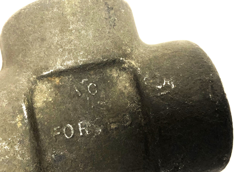 Vogt 1 Inch AC Forged Steel Valve Reduction Tee 2000A-105 SER273 NOS