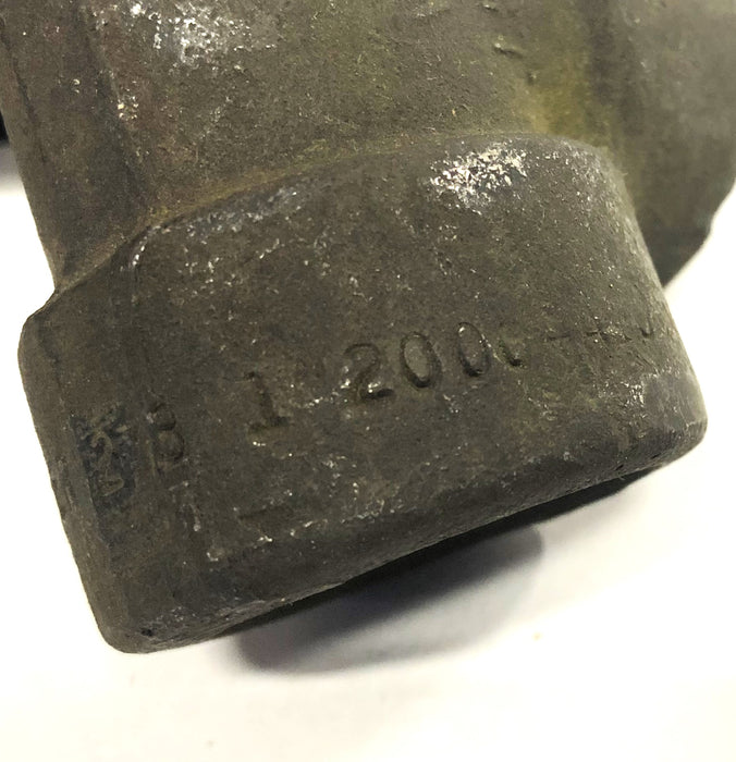 Vogt 1 Inch AC Forged Steel Valve Reduction Tee 2000A-105 SER273 NOS