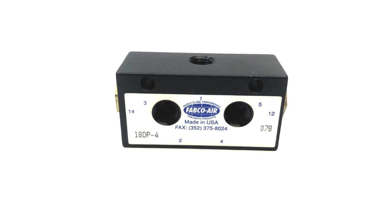 Fabco-Air Pilot Valve 18DP-4 NOS