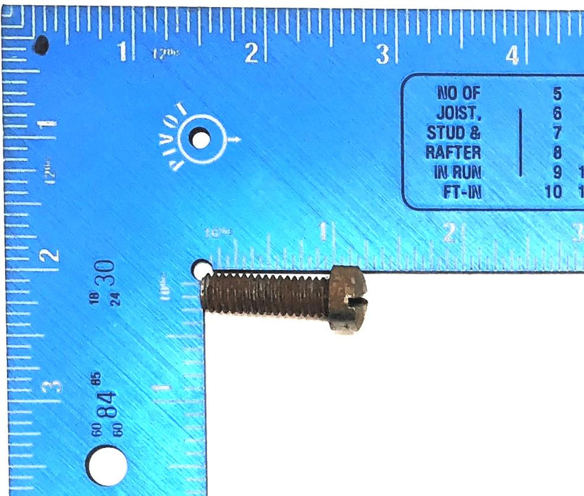 Unbranded 5/16" x 1" Slotted Round Head Screw [Lot of 250] NOS