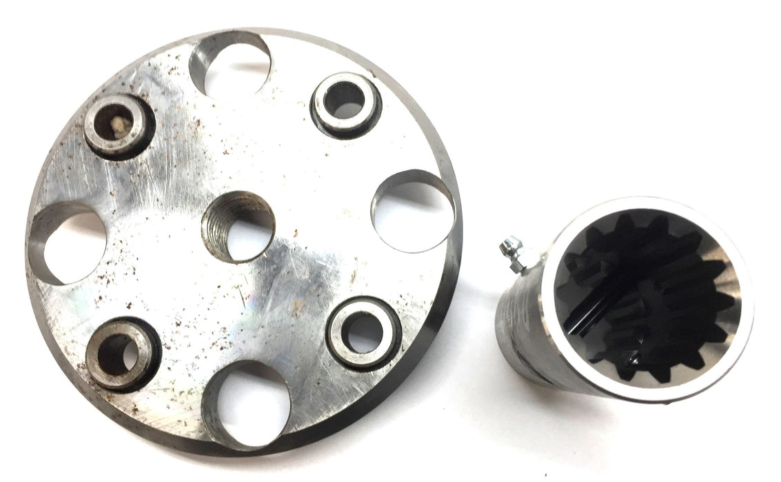 Tiger Mower Drive Shaft, Sleeve and Threaded Hub Assembly 32640 (6T375B/6T0389)