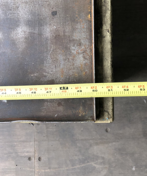Unbranded Metal Rolling Utility Cart 51x24 Inches USED LOCAL PICK UP ONLY